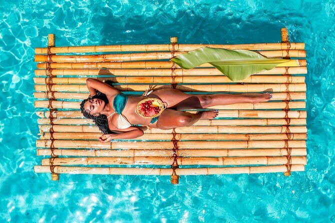Bamboo Raft Photoshoot + FREE Videos, Shots and Cocktails - Introducing the Bamboo Raft Photoshoot in Curaçao