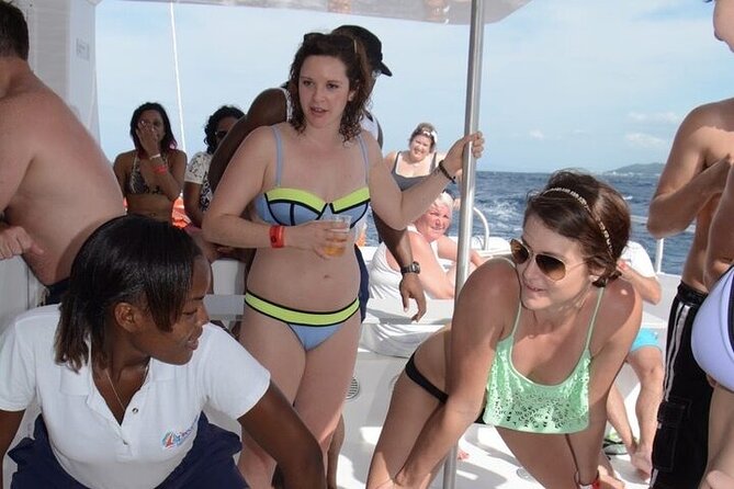 Bamboo Rafting & Catamaran Party Boat With Open Bar & Snorkeling - Inclusions