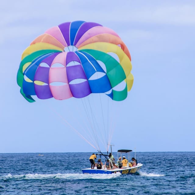 Bamboo Rafting, Limestone Leg Massage, Parasailing & Jet Ski - Parasailing and Jet Ski