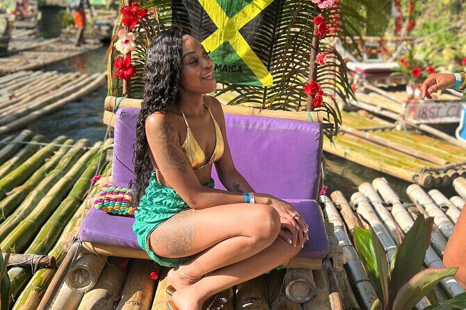 Bamboo rafting with limestone massage - The Sum Up