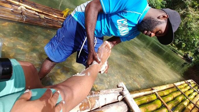 Bamboo River Rafting and Limestone Foot Massage - Foot Massage Therapy