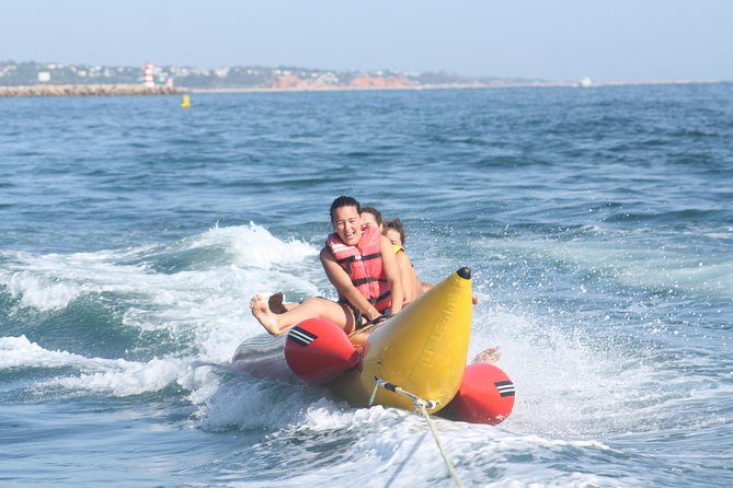 Banana 10min Adventure Ride - Albufeira - Riding the Banana