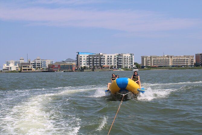 Banana Boat Rides in Ocean City, MD - Inflatable Raft for Group Fun