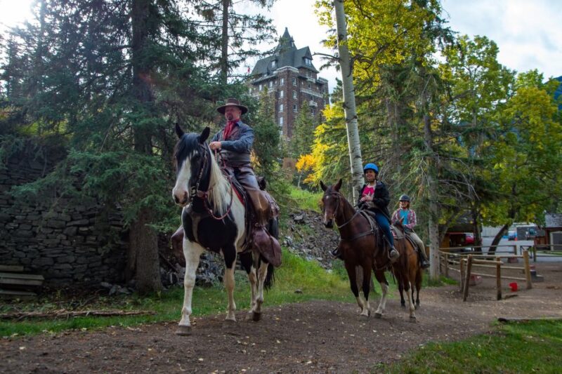 Banff: 4-Hour Sulphur Mountain Intermediate Horseback Ride - Inclusions