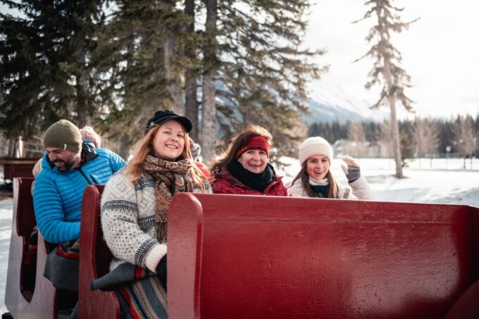 Banff: Family Friendly Horse-Drawn Sleigh Ride - Waivers and Booking Limitations