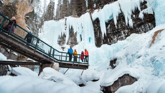 Banff: Morning or Afternoon Johnston Canyon Icewalk - Scenic Drive