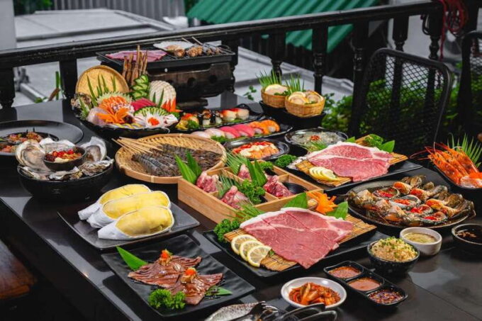 Bangkok: About Beef Lava Grill Buffet Package - Durian Delight: Unlimited Servings