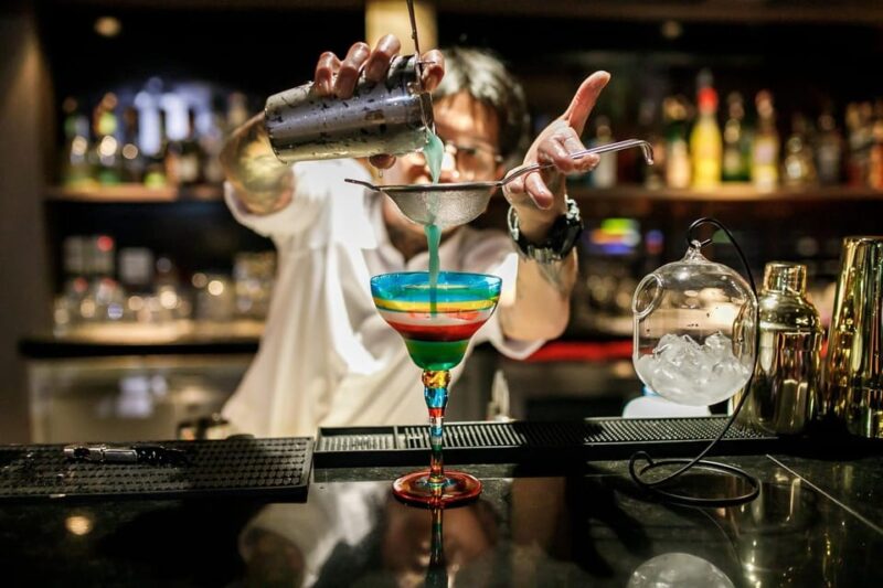 Bangkok: Axis & Spin Sky Lounge & Bar Rooftop - Chic and Stylish Ambiance