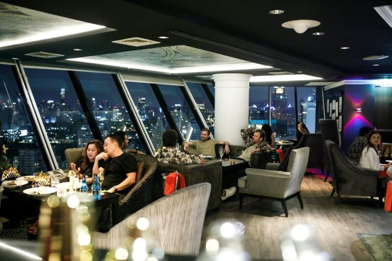 Bangkok: Axis & Spin Sky Lounge & Bar Rooftop - Curated Gourmet Offerings