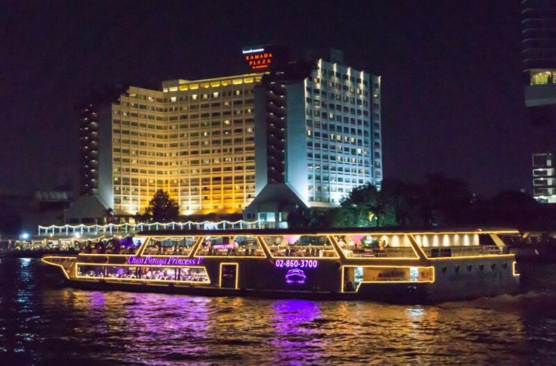 Bangkok: Chao Phraya Princess Dinner Cruise Ticket - Dining Options