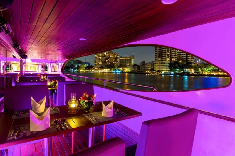 Bangkok: Chao Phraya River Luxury Dinner Cruise and Transfer - Inclusion and Exclusion