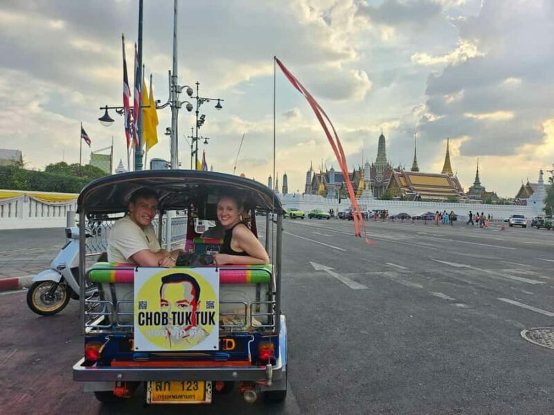 Bangkok: CHOB TUK TUK Ride + Canal Tour + Foods Tasting - FAQ