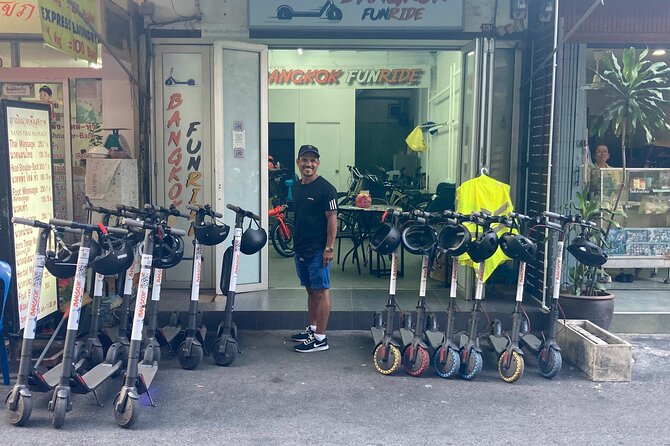 Bangkok Classic E-Scooter &/or Bike Trip - Cultural Immersion