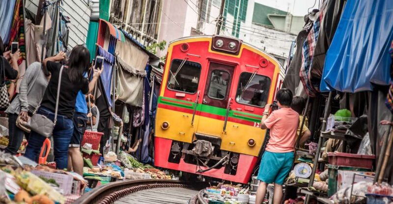 Bangkok: Damnoen Saduak, Train Market & Mahanakhon Day Trip - Pricing and Inclusions