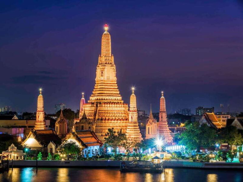 Bangkok: Evening Tour With Wat Arun, Wat Pho & Tuk Tuk Ride - Itinerary and Activities