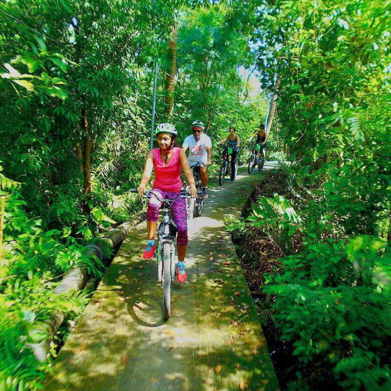 Bangkok: Green Oasis Guided Bike Tour With Boat Ride - Inclusions and Equipment