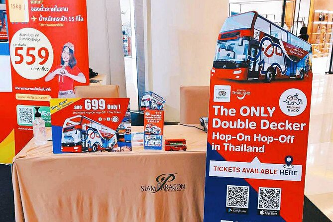 Bangkok Hop-On Hop-Off Bus Tour (1/2/3-Day Pass) - Additional Information