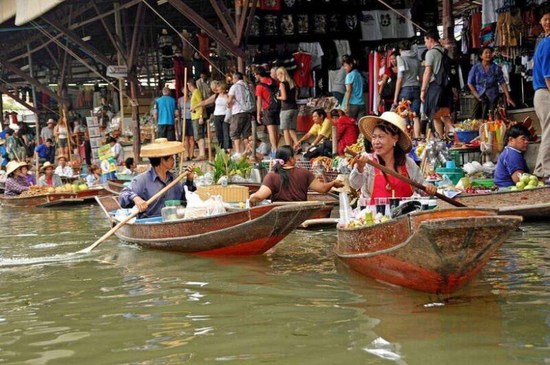 Bangkok: Join in Tour to Train Market & Floating Market - Itinerary Details