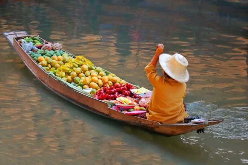 Bangkok: Join in Tour to Train Market & Floating Market - Damnoen Saduak Floating Market Experience