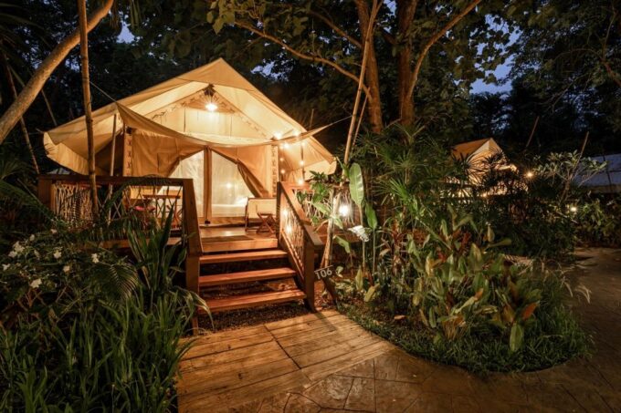 Bangkok: Kanchanaburi, 2-Days Glamping in Jungle & Erawan - Luxury Glamping Experience