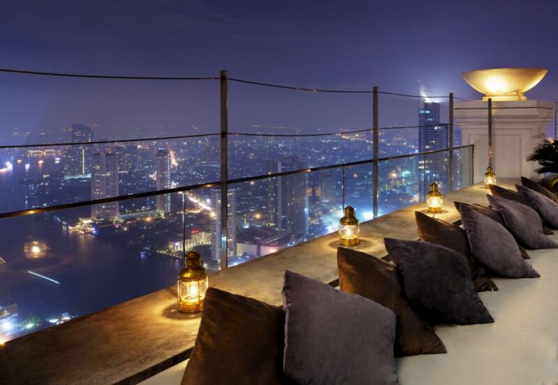 Bangkok: Lebua Rooftop Bar Reservation & Round-Trip Transfer - Alfresco 64 Whiskey Bar (64th Floor)