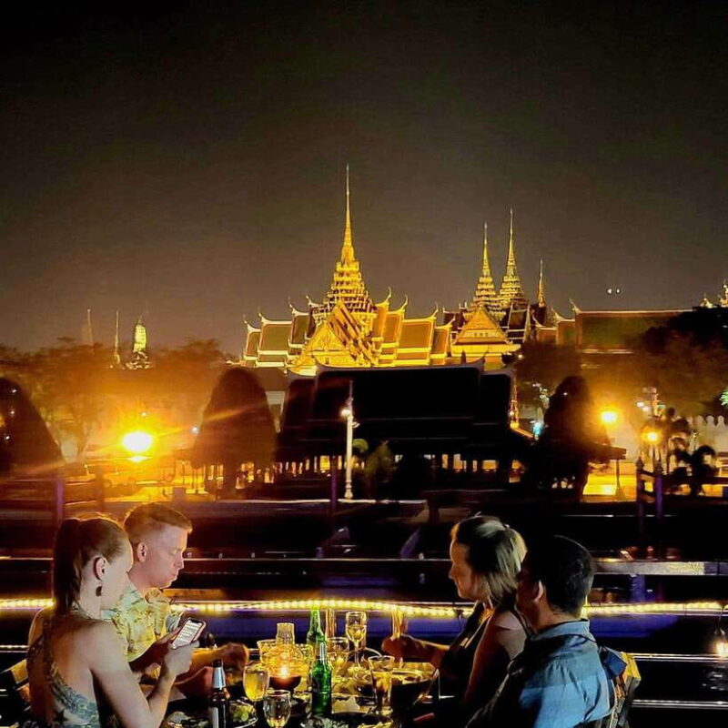 Bangkok: Luxury White Dinner Cruise Free Flow Beer and Wine - Transportation and Arrival