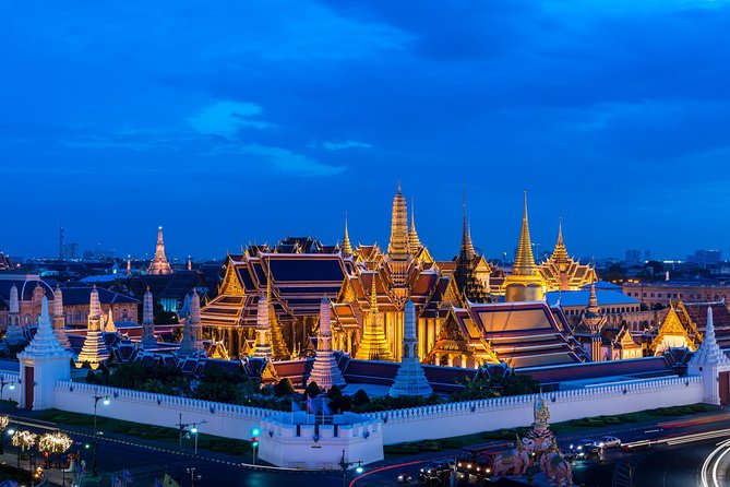 Bangkok Night Lights: Temple & City Tour by Tuk Tuk (SHA Plus) - Admiring Wat Aruns Stunning Riverside Temple