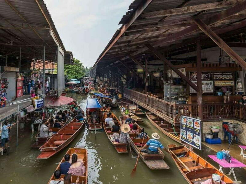 Bangkok: Railway and Floating Market Tour with Dragon Temple - Key Points