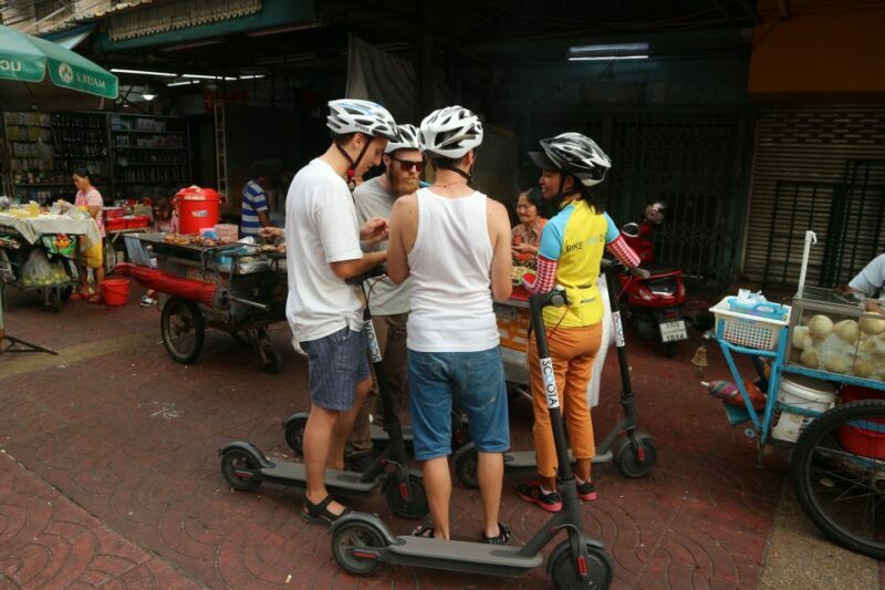 Bangkok: Riverside E-Scooter Adventure with StreetFood Snack - What to Expect and What to Bring