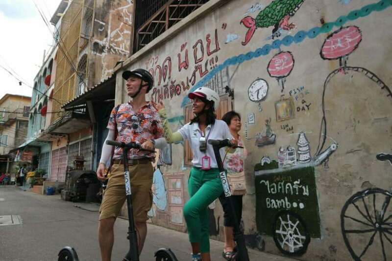 Bangkok: Riverside E-Scooter Adventure with StreetFood Snack - The Sum Up