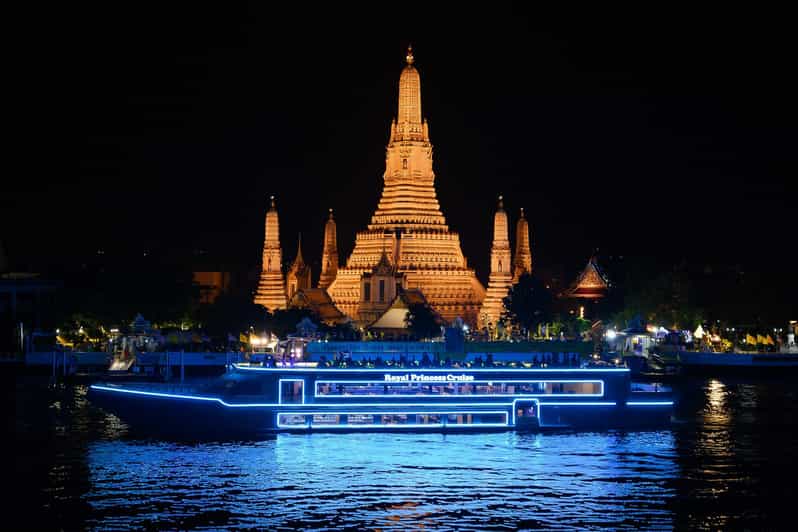 Bangkok: Royal Princess River Dinner Cruise With Live Music - Rooftop Deck Ambiance