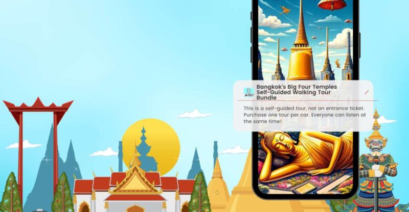 Bangkok: Self-Guided Walking Audio Tour of Top 4 Temples - Highlights and Experiences
