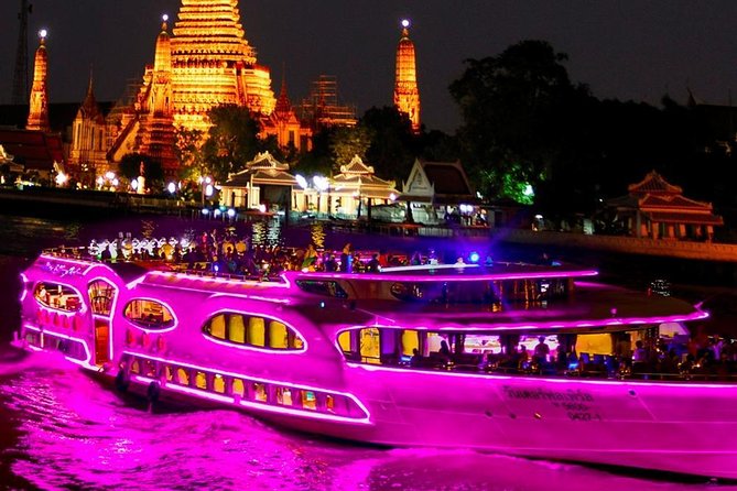 BANGKOK: Ticket Wonderful Pearl Luxury Dinner Cruise - Live Music - Inclusions and Insurance