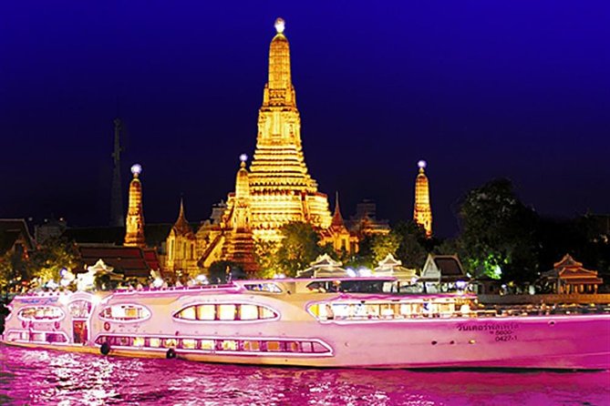 BANGKOK: Ticket Wonderful Pearl Luxury Dinner Cruise - Live Music - Meeting Point and Departure