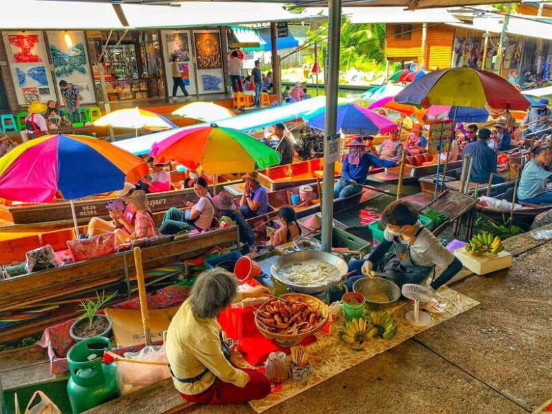 Bangkok: Train Market & Floating Market With Boat Ride - Exploring the Damnoen Saduak Floating Market
