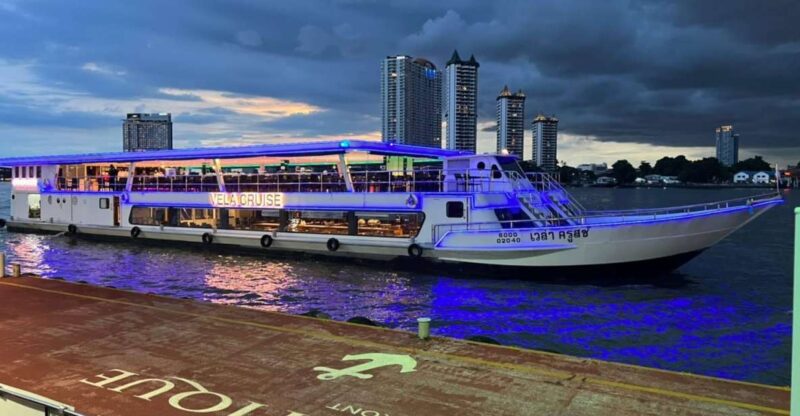 Bangkok: VELA Dinner Cruise Ticket - Key Points