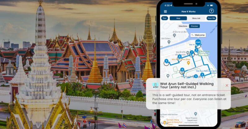 Bangkok: Wat Arun Self-Guided Audio Tour - Experience Highlights
