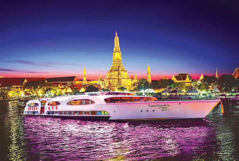 Bangkok: Wonderful Pearl Dinner Cruise and Live Performance - Starting Location and Itinerary