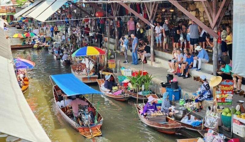 Bangkok:Damnoen Saduak Floating Market & Railway Market - Key Points