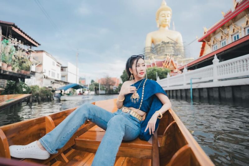 Bangkok:Thai Costume With Long Tail Boat Photoshoot - Unlimited Photo-Taking Opportunities