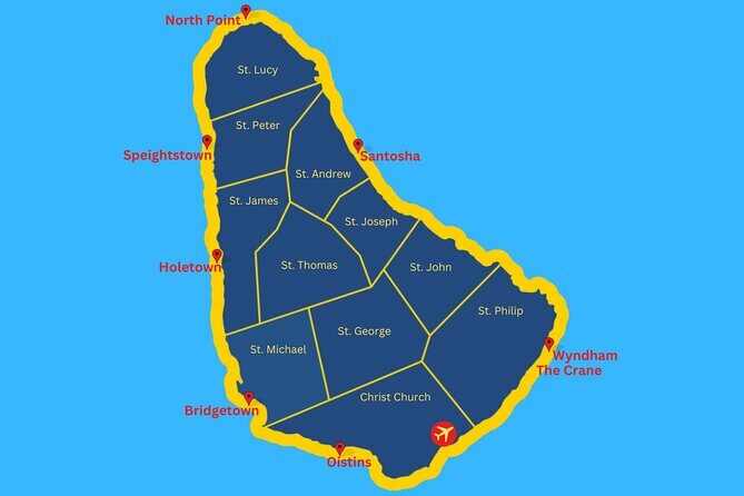 Barbados Private Arrival Transfer from Airport (BGI) - Key Points