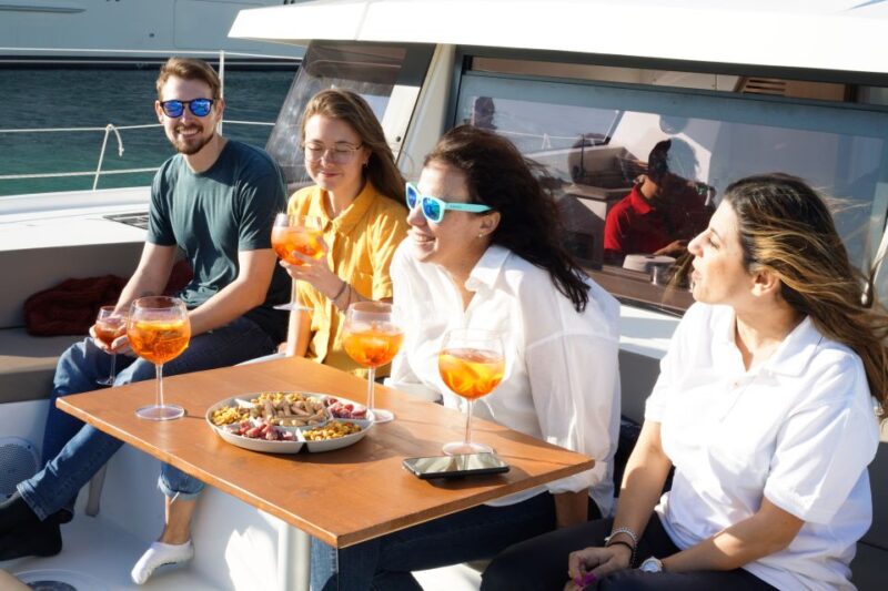 Barcelona: 2-3-4 Hrs Private Catamaran Sailing up 32 Guests - Onboard Food and Beverages