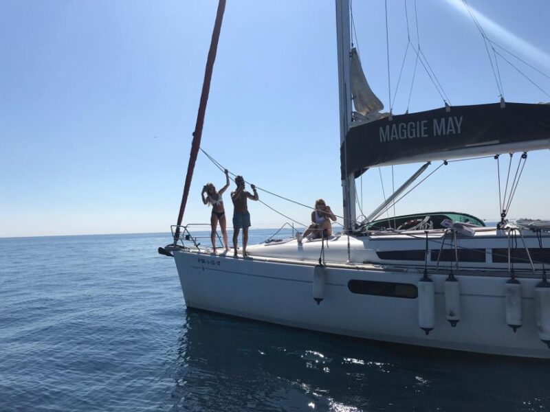 Barcelona: 2-Hour Sailboat Tour With Paddle Boarding - Landmarks and Sights
