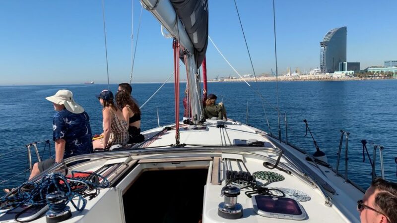 Barcelona: 2-Hour Sailboat Tour With Paddle Boarding - Paddle Boarding Experience