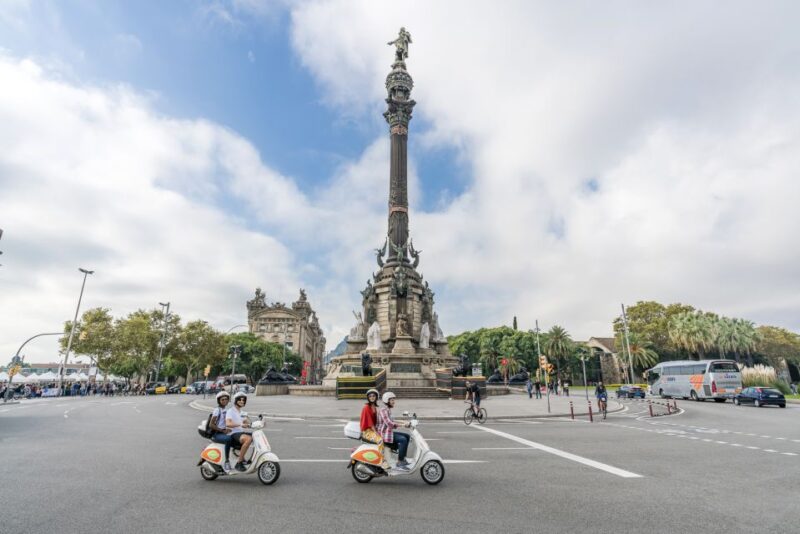 Barcelona: 24-Hour Vespa GPS Self Tour - Pickup and Drop-off