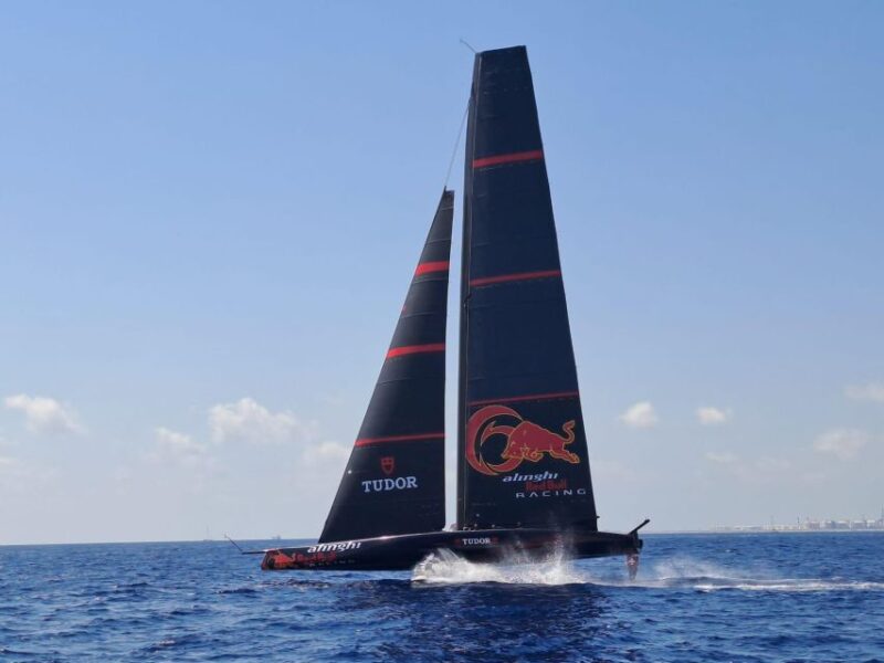 Barcelona: Americas Cup Front Line Private Luxury Sailboat - On-Board Experience