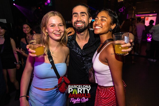Barcelona Animals Pub Crawl With 1 Hr Open Bar + VIP Club Access - Highlights of the Tour