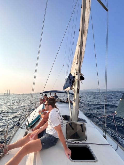 Barcelona Badalona : Sailboat Tour, Snacks, Drinks, Swimming - Key Points
