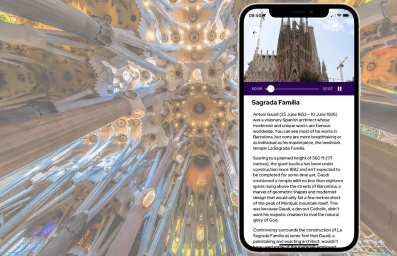 Barcelona: Barri Gòtic and Gaudì Self-Guided Audio Tours - Experience and Features