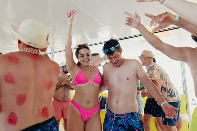 Barcelona: Boat Party With Paella Lunch and Swim - Booking and Policy
